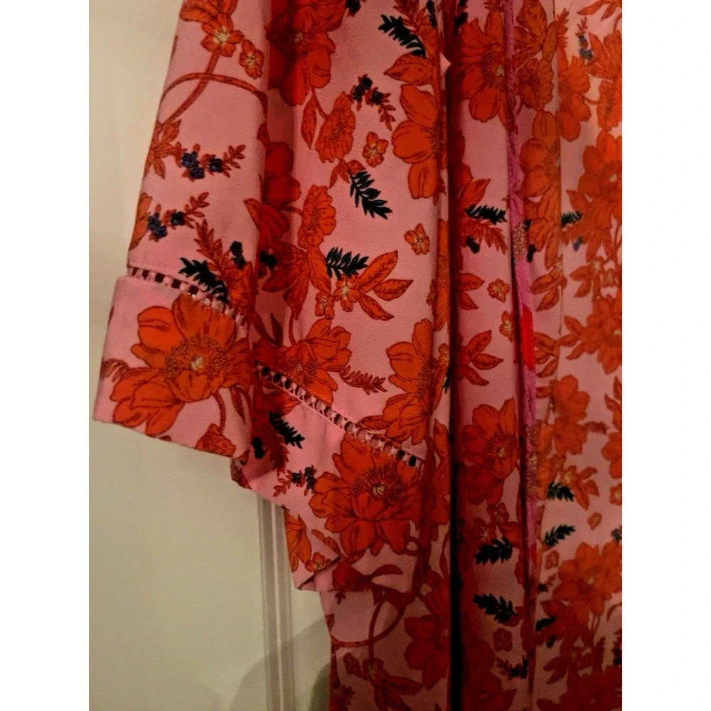 Jessica Simpson Plus Size Floral Kimono & Palazzo Pants Set Mixed Sizes